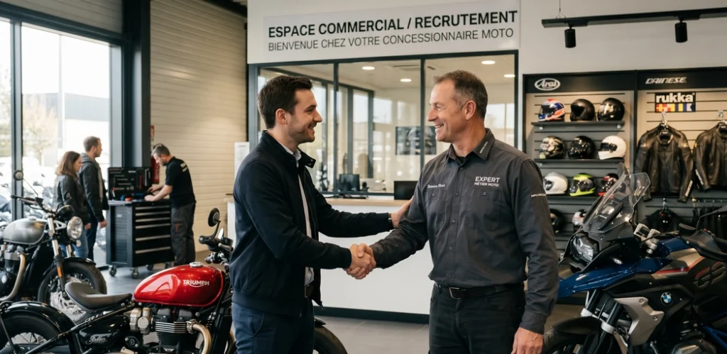 Comment recruter un bon vendeur moto les critères qui font la différence