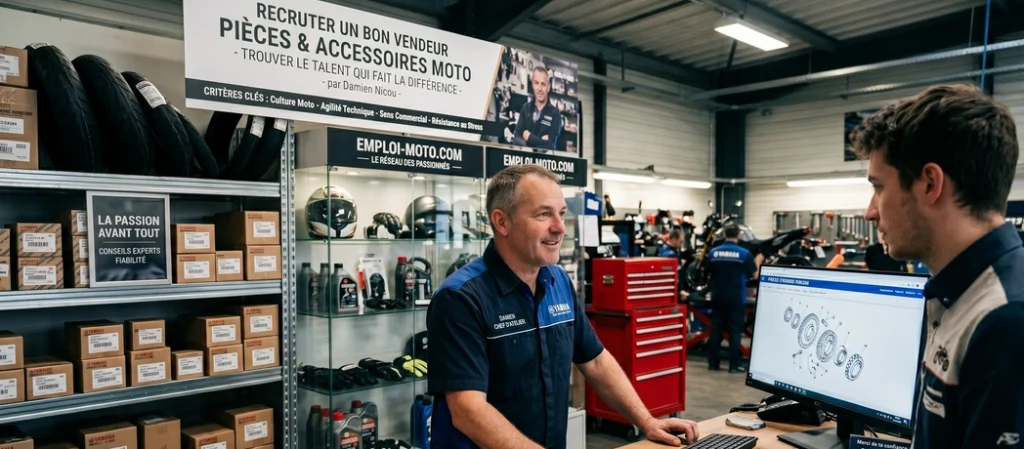 Comment recruter un bon vendeur pièces et accessoires moto les critères qui font vraiment la différence
