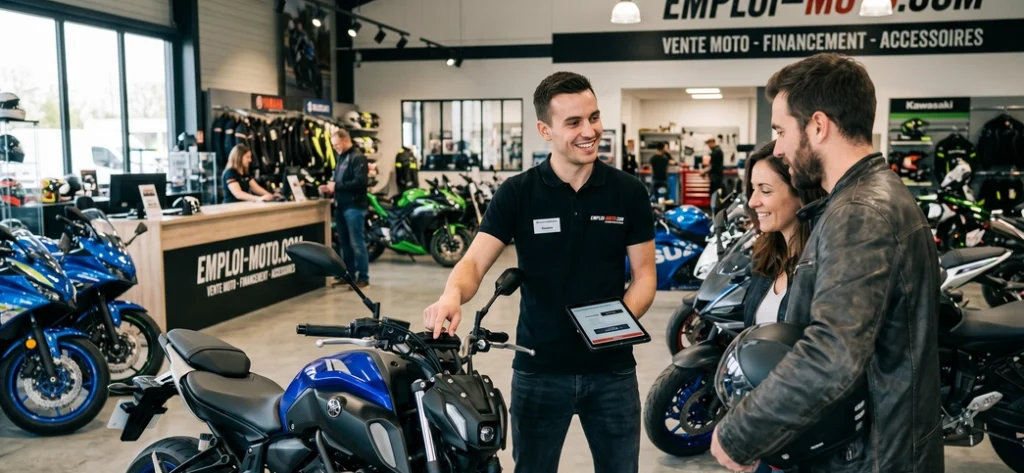 Comment rédiger une offre d'emploi vendeur moto qui attire les bons profils