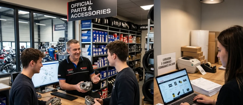 E-commerce moto vs comptoir en concession l'avenir du vendeur pièces et accessoires