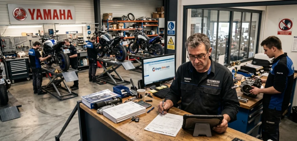 Une journée dans la peau d'un chef d'atelier moto